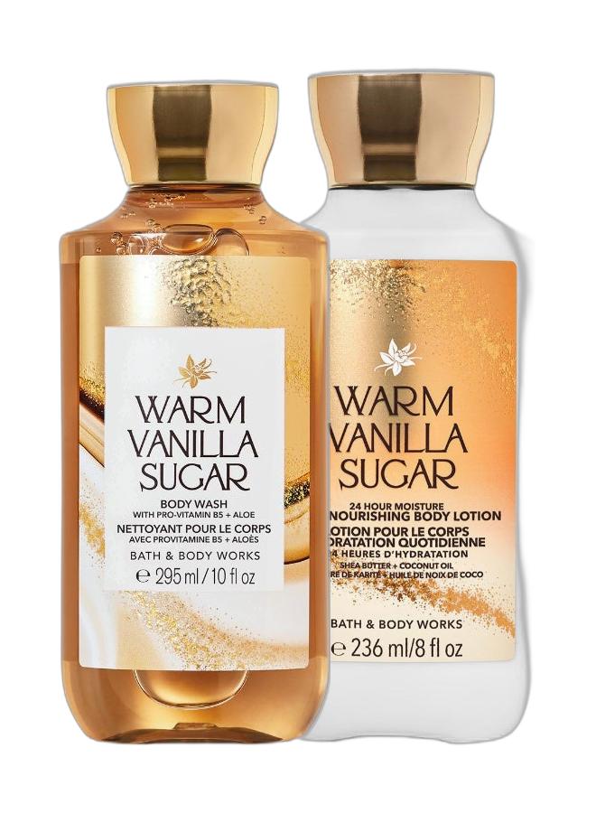 Bath & Body Works Warm Vanilla Sugar Daily Body Care Set-Body Wash & Body Care - Image 1