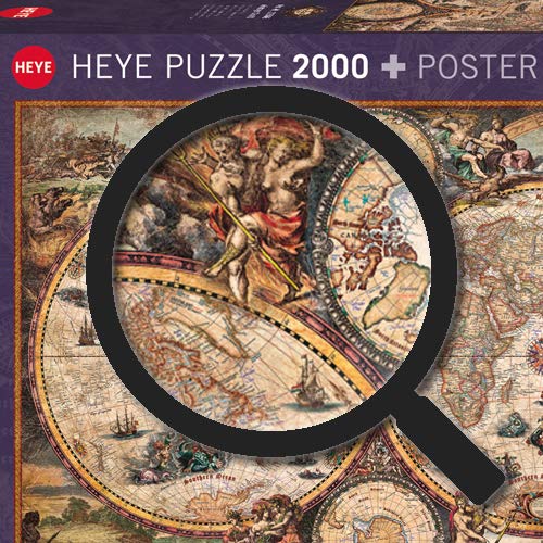 Heye أحجية العالم القديمة من هيا (2000 قطعة)، 68 × 98 × 0.3 سنتيمتر - Image 3