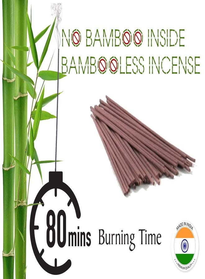 MAHAVIR PERFUMERS Guggal- Gugal BAMBOOLESS Pure and Natural Incense 80 Gms Pack of 6 Box Total 480 Gms BAMBOOLESS INCENSE - Image 5