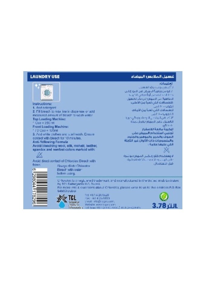 TCL Chlorotex, Liquid Bleach 3.78LT - Image 4