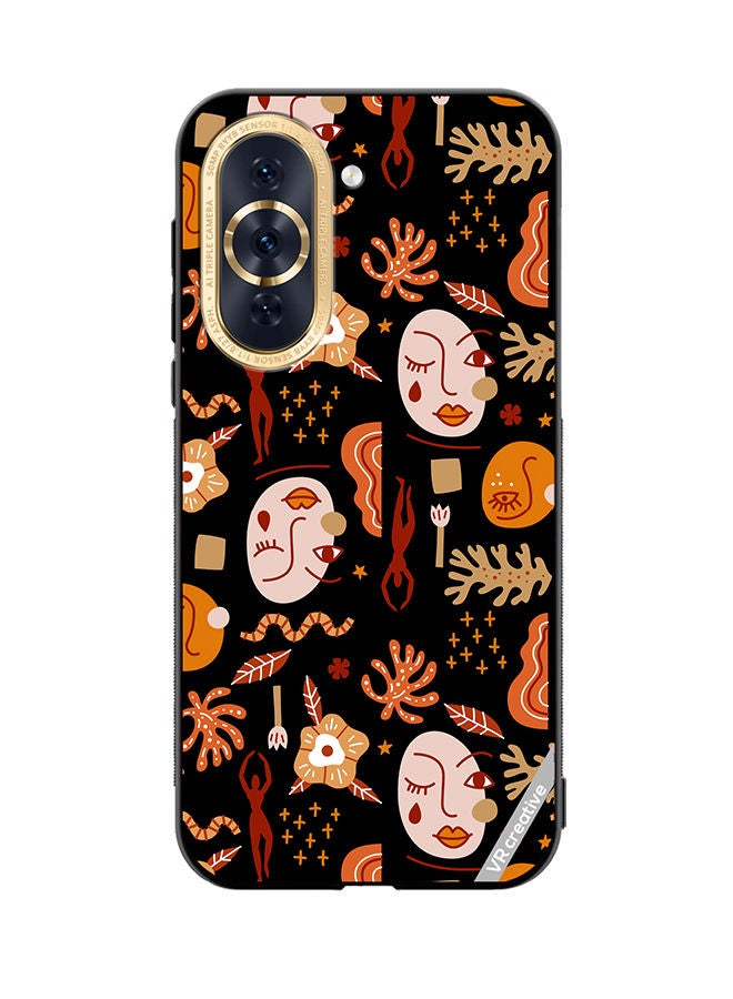 VR CREATIVE Protective Case Cover For Huawei Nova 10 Silhouettes Of People Design Multicolour - Image 1