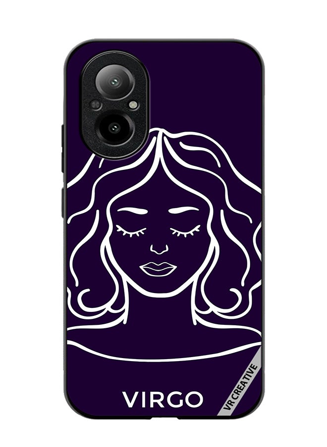 VR CREATIVE Protective Case Cover For Realme C67 4G Astrological Zodiac Sign Virgo Design Multicolour - Image 1
