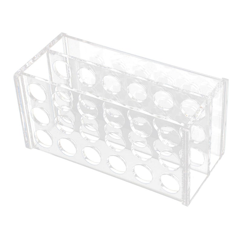 Acrylic Test Tube Holder Rack For 17mm Tubes Holds 18 Kitchen Storage - Image 4