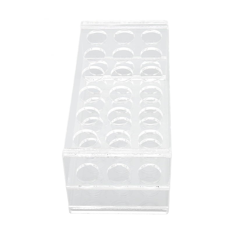 Acrylic Test Tube Holder Rack For 17mm Tubes Holds 18 Kitchen Storage - Image 3