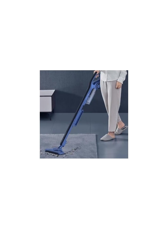 REBENUO DX810 Floor Handheld Vacuum Cleaner With HEPA Filter 16000 Pa Strong Suction Power Blanket Dust 0.8 Liters Dust Capacity | 600W Power - Blue - Image 4