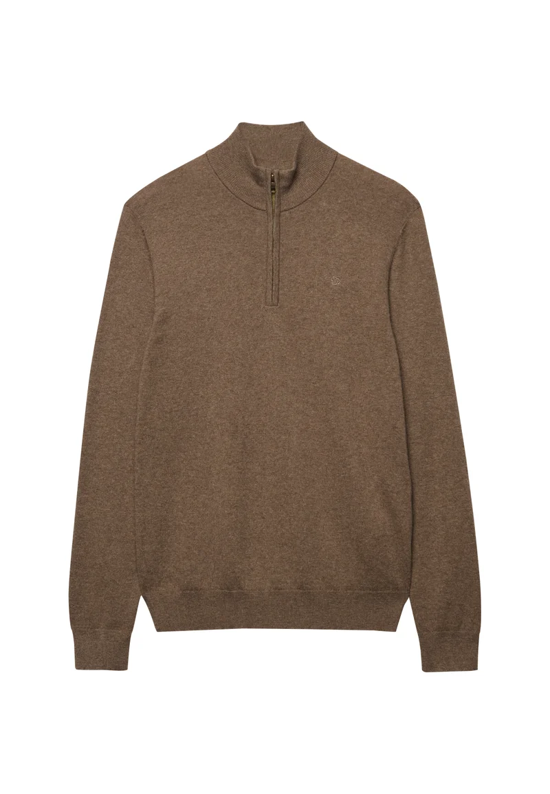 Superdry Essential Lightweight Wool Blend Half Zip Jumper