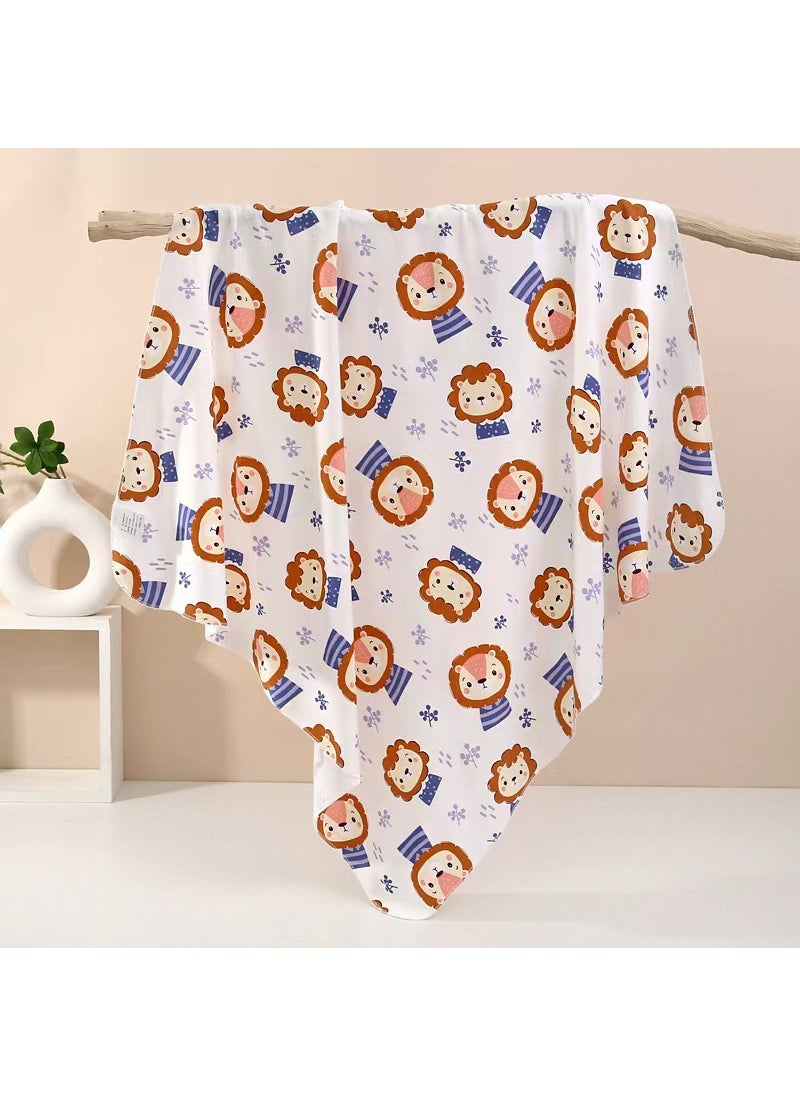 Generic Newborn Cotton Swaddle Wrap 0-3 Months Little Lion 