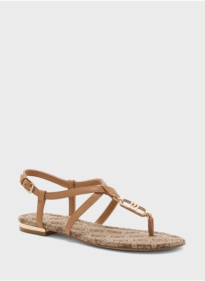 GUESS Meaa Strappy Flat Sandals  - Image 2