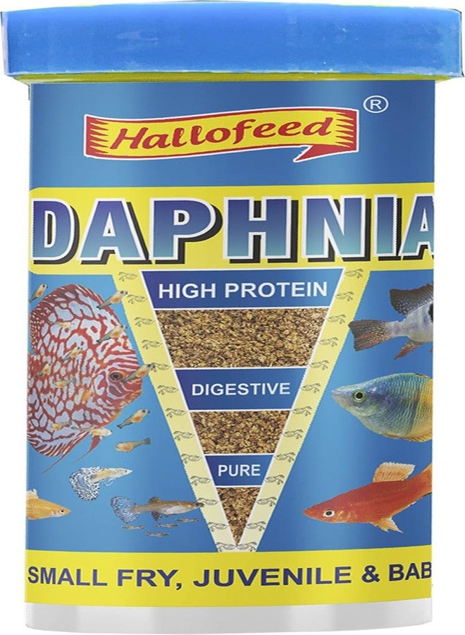 Hallofeed Fisher Men Hallofeed Daphnia Dried Fish Food: Ideal for New Born and Young Stages of All Fish Species, Fostering Growth and Development | 15 g - Image 5