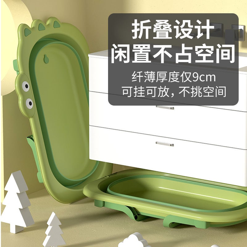 Baby Bathtub Bathtub Baby Foldable Toddler Sitting Large Bath Bucket Children'S Household Newborn Children'S Products - Image 3