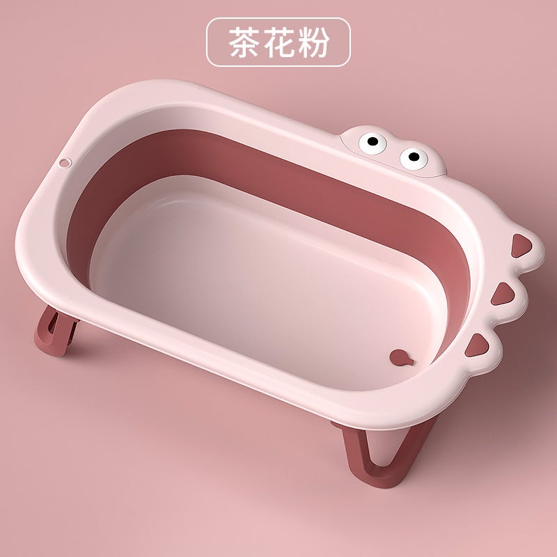 Baby Bathtub Bathtub Baby Foldable Toddler Sitting Large Bath Bucket Children'S Household Newborn Children'S Products - Image 1