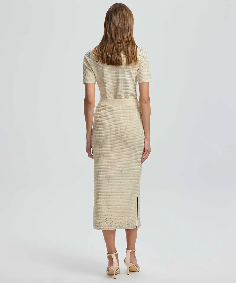 Ipekyol  Rhinestone Knit Skirt for Women | Best Price UAE