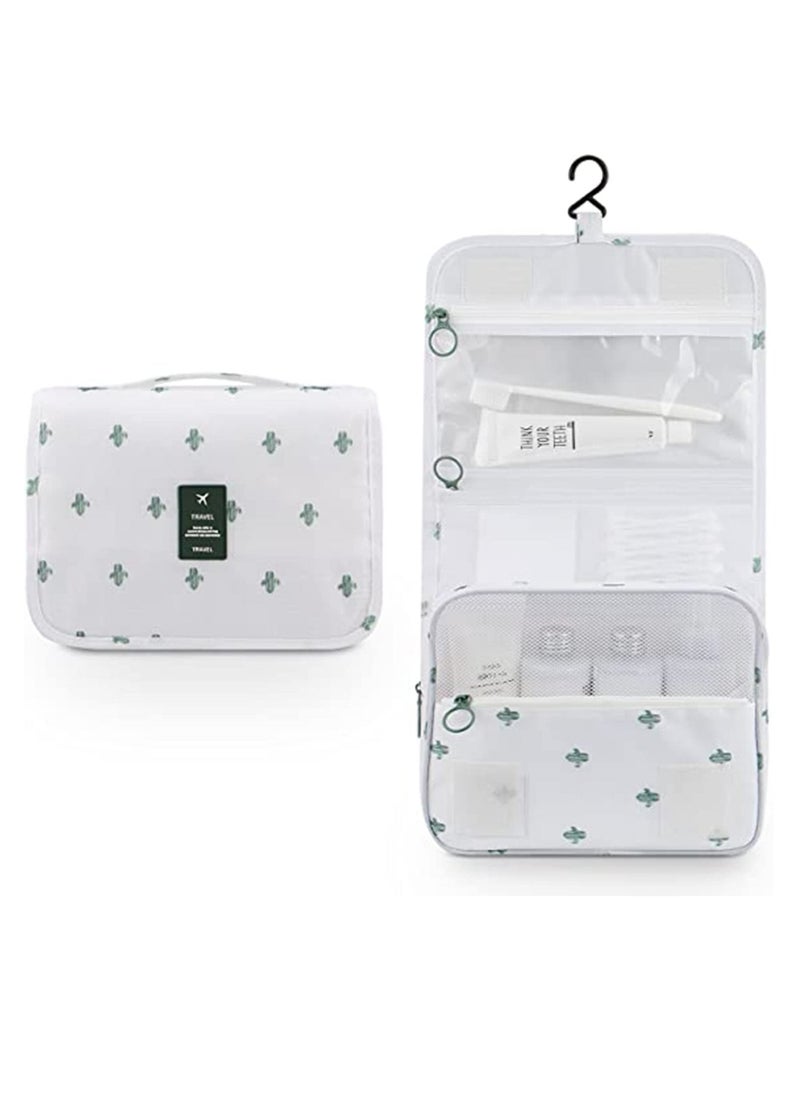 Y&D Travel Organizer Hanging Toiletry Bag Large Cosmetic Makeup for Men Women with Sturdy Hook Zipper Closure Carry Handle brush Case Beach Pool Spa Gym  - Image 2