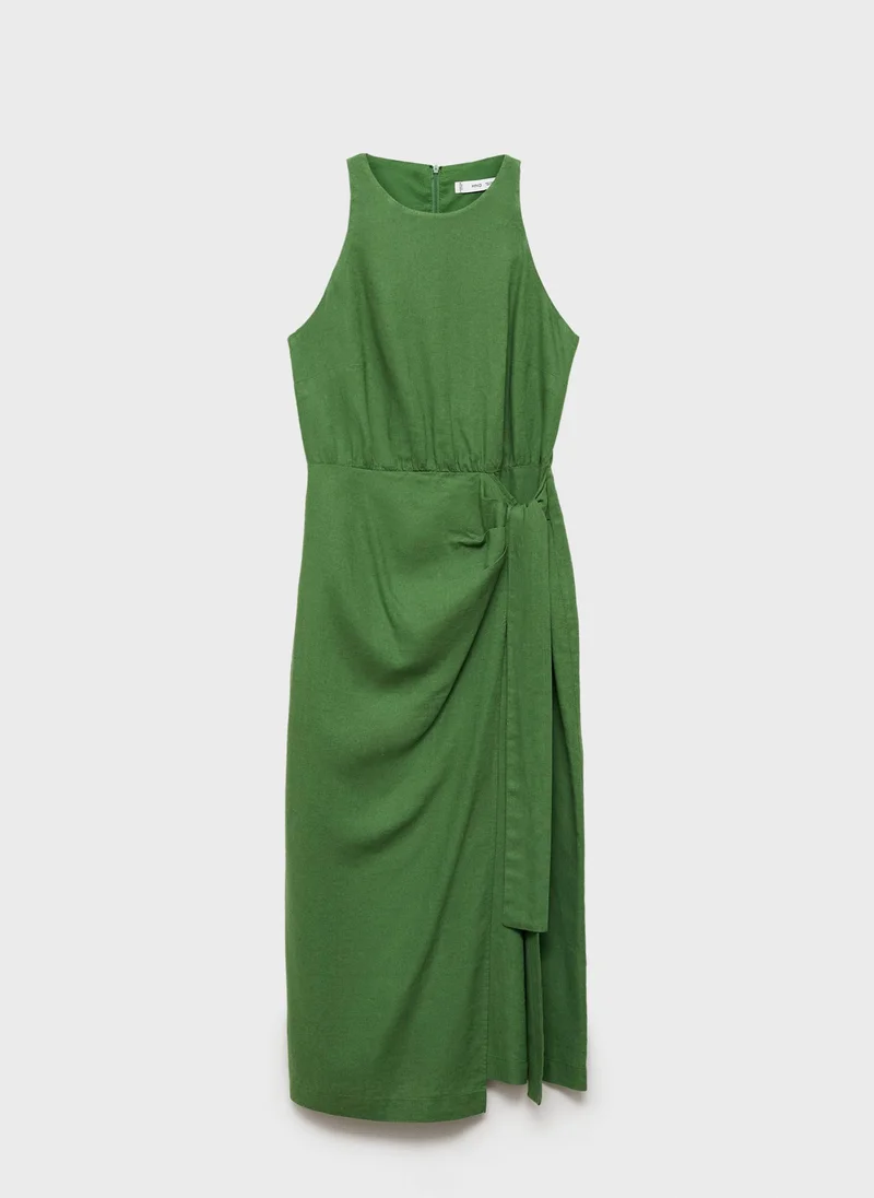 مانجو Bow Midi Dress