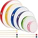 Norcoin 6 Pack Kids Hand Drums Wood Frame Drum Set with Drum Sticks 12 Inch 10 Inch 8 Inch 7 Inch 6 Inch 4 Inch Percussion Instruments for Kids Adults Beginners Home School Party Gifts - Image 2
