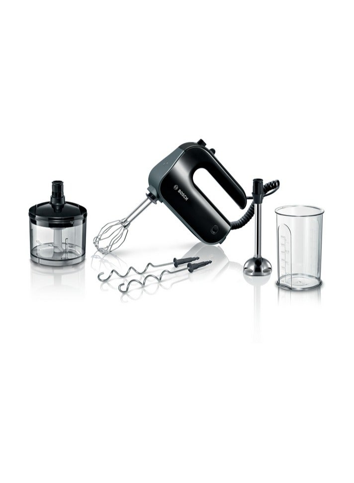 Hand mixer, MFQ4, 850 W, Black, Dark silver MFQ4980B 850 W MFQ4980B Multicolour