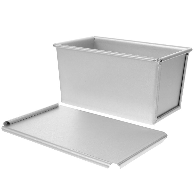 1pc Bread Mold Rectangular Toast Box With Lids Mold Household Baking Tool Baking Supplies ( 250g) - Image 3