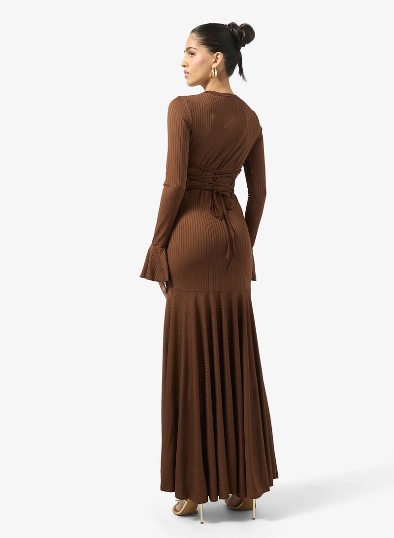 جينجر فستان  لاين بكسرات من دوبويست - Image 2