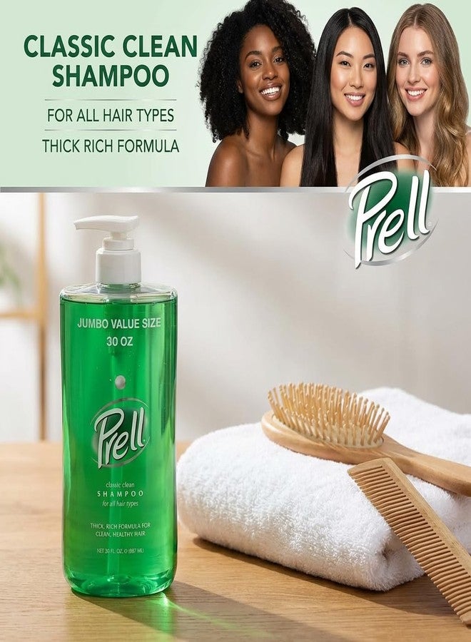 Prell Original Green Shampoo – Value Size - Classic Clean Deep Cleansing Shampoo for Men & Women | 30 oz - Image 2