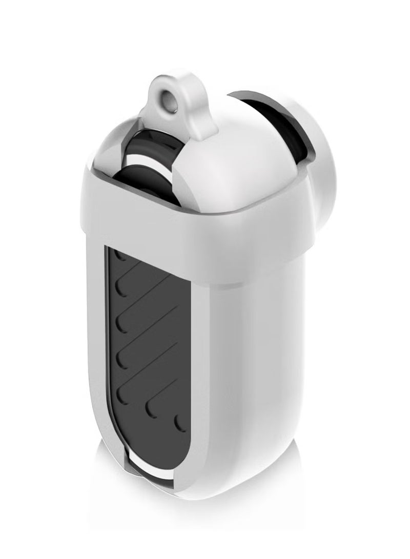 بولوز غطاء سيليكون من PULUZ مع غطاء عدسة لكاميرا Insta360 GO 3 – غطاء حماية ناعم ومتين، مقاوم للخدوش والغبار، سهل التركيب والإزالة(أبيض) - Image 1