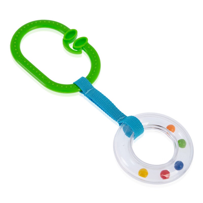 BABYJEM RATTLE STROLLER RING GREEN OVAL - Image 1