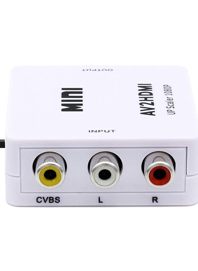 joyzzz - HDMI Converter, Rca Hdmi, Av HDMI Converter, Mini Rca Composite Cvbs, Rca Composite Cvbs Video, Audio Converter Adapter Supporting, Converter Adapter Supporting Palntsc, Composite Cvbs Video Audio - Image 1