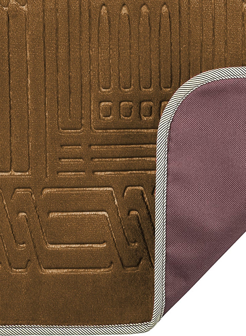 Foldable Islamic Praying Mat with Back Rest Prayer Rug with Carrying Bag Portable Cushioned Prayer Rug for Salah Size 110 X 53 Cm - Image 3