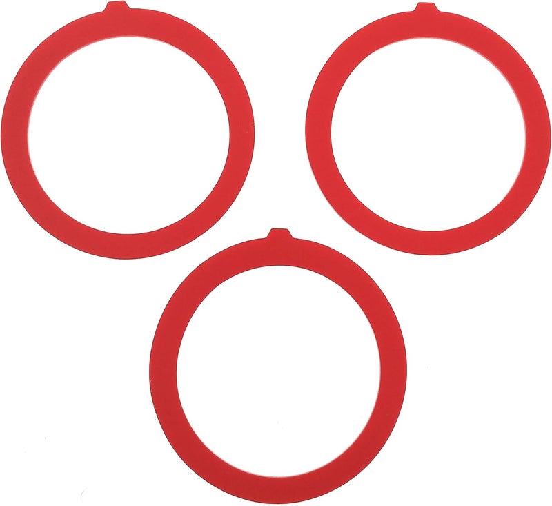 Essential Values Compatible Kohler Flush Valve Seal - 3 Pack Toilet Ring Seal GP1059291 - Flushing Gasket by - Image 1