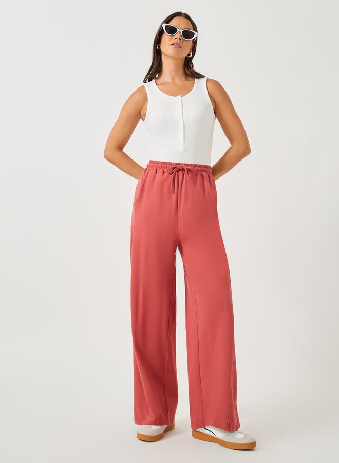 Styli Ribbed Button Front Sleeveless Jersey Bodysuit - Image 3