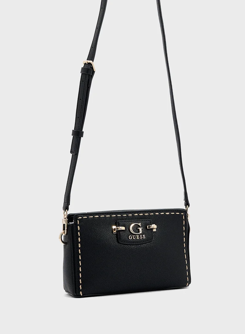 جس Nastra Mini Crossbody Top Zip