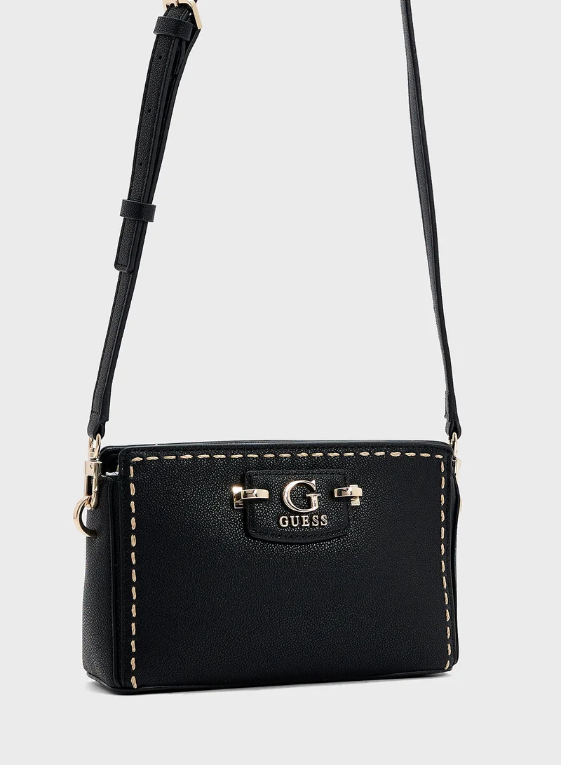 جس Nastra Mini Crossbody Top Zip