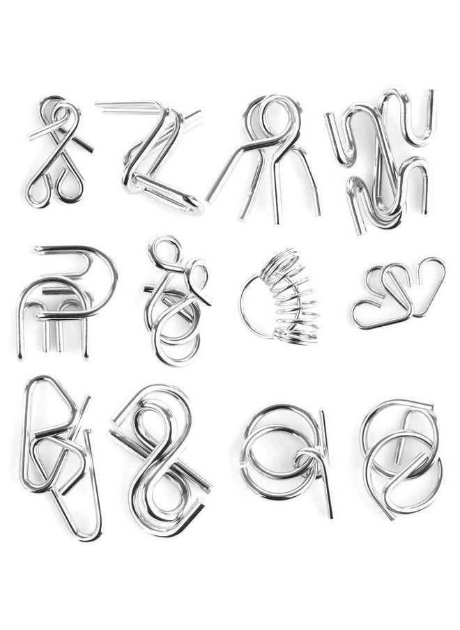 Famous Quality FAMOUS QUALITY 24 Months To 48 Months Mind Challenging Game-Brain Teasers Metal Wire Puzzle Toys For Gifts-Assorted,Party Favors,Prizes,Disentanglement Unlock Interlock Toys- Easter Theme  - Image 2