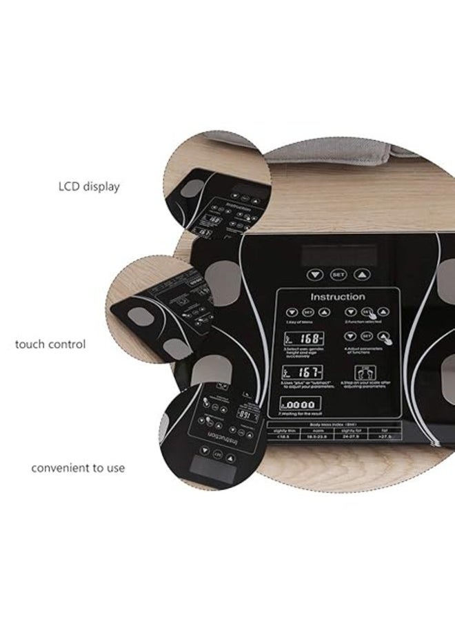 Generic Body Fat Scale BMI Scale Digital Bathroom Scale Electronic Weight Scale with LCD Display Screen  - Image 2