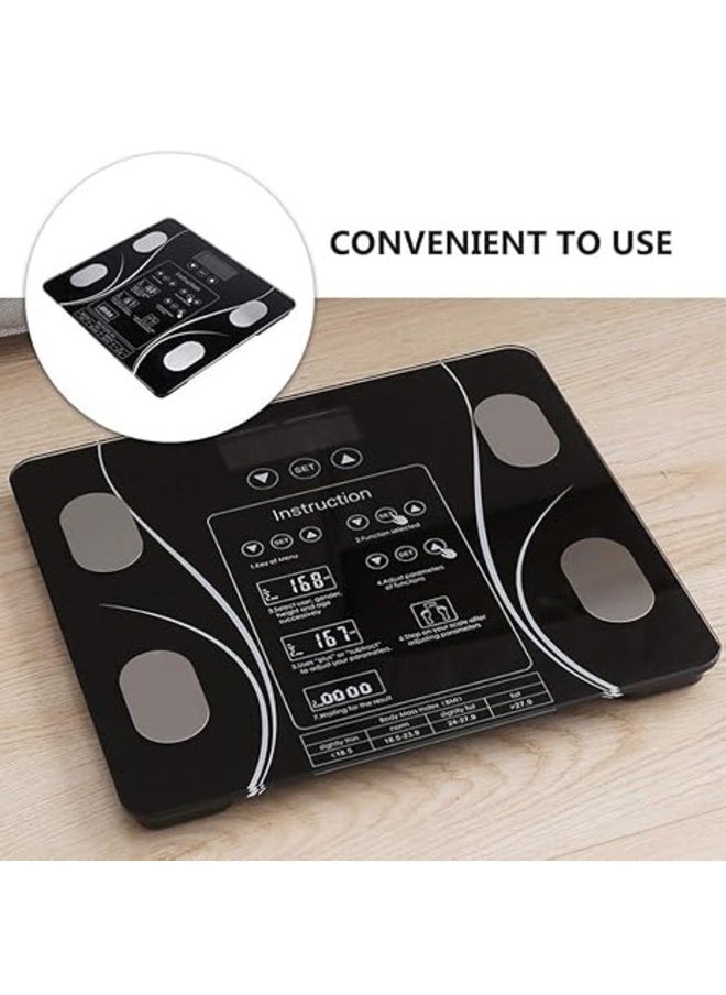 Generic Body Fat Scale BMI Scale Digital Bathroom Scale Electronic Weight Scale with LCD Display Screen  - Image 3