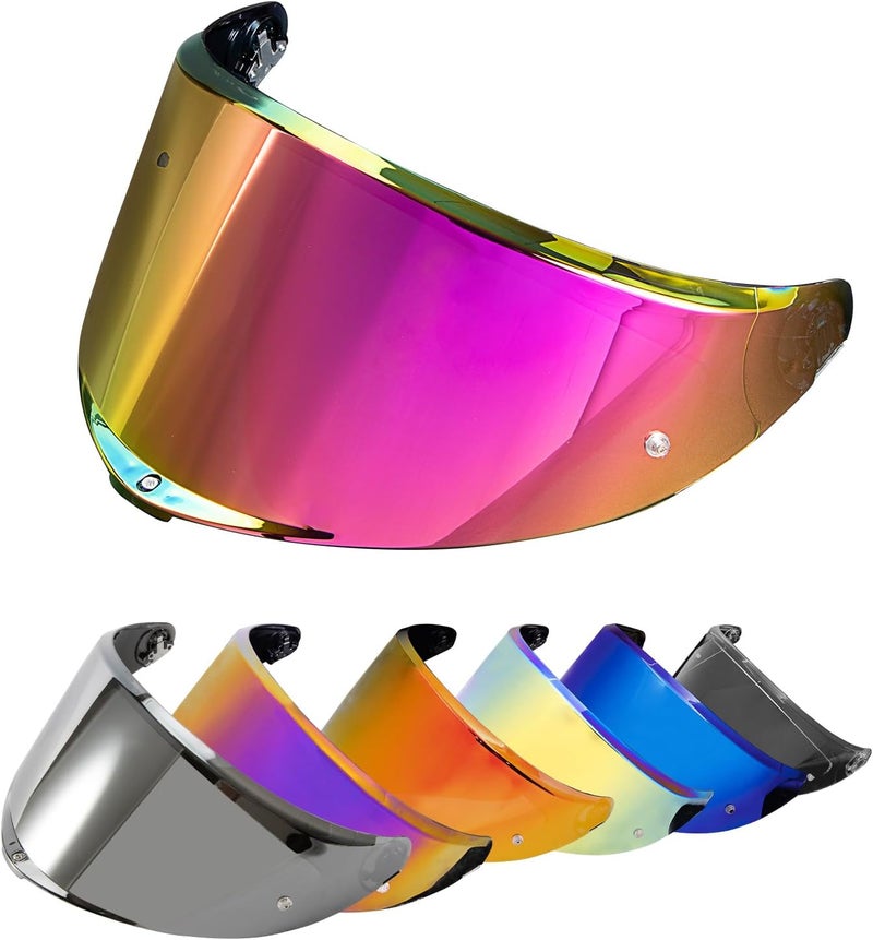 PSLER K6 K6s Helmet Visor - Deep Rose Red - Image 1