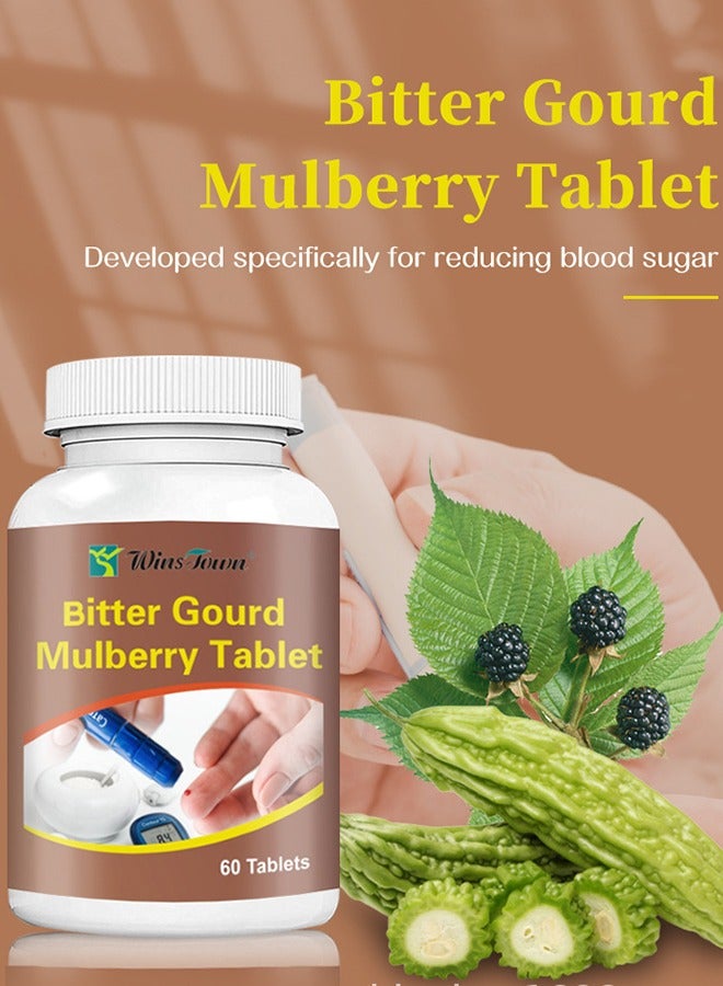 Wins Town Bitter Gourd Mulberry tablets sugar balance pills  - Image 1