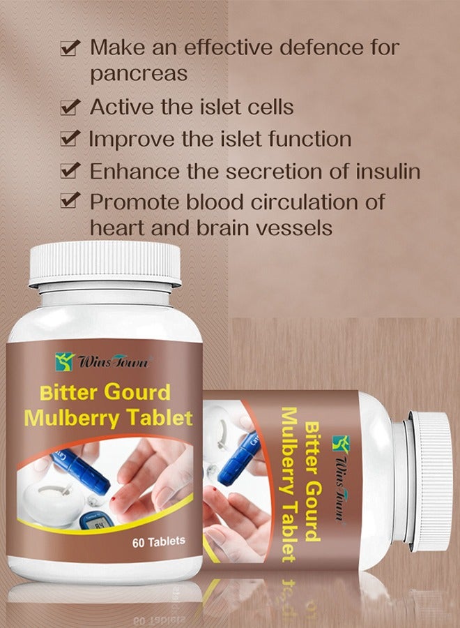 Wins Town Bitter Gourd Mulberry tablets sugar balance pills  - Image 2