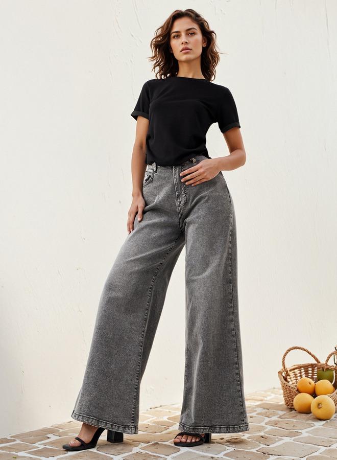 تواكستريمز تيشيرت بياقة دائرية وتفاصيل أزرار - Image 2