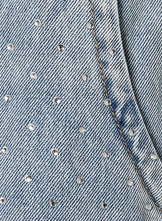 Splash FAV Denim High Rise Jeans with Embellished Design