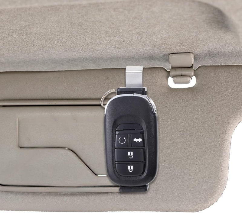 2-Piece garage door opener clip, universal garage door opener, adjustable sunshade clip, adjustable door remote control support, suitable for remote control - Image 5