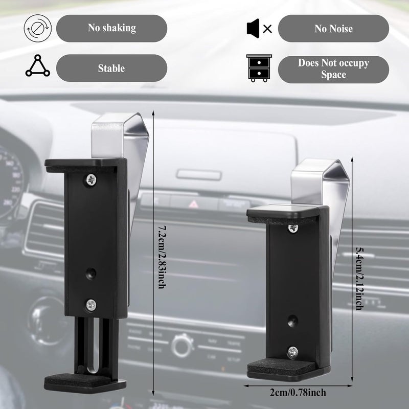 2-Piece garage door opener clip, universal garage door opener, adjustable sunshade clip, adjustable door remote control support, suitable for remote control - Image 3