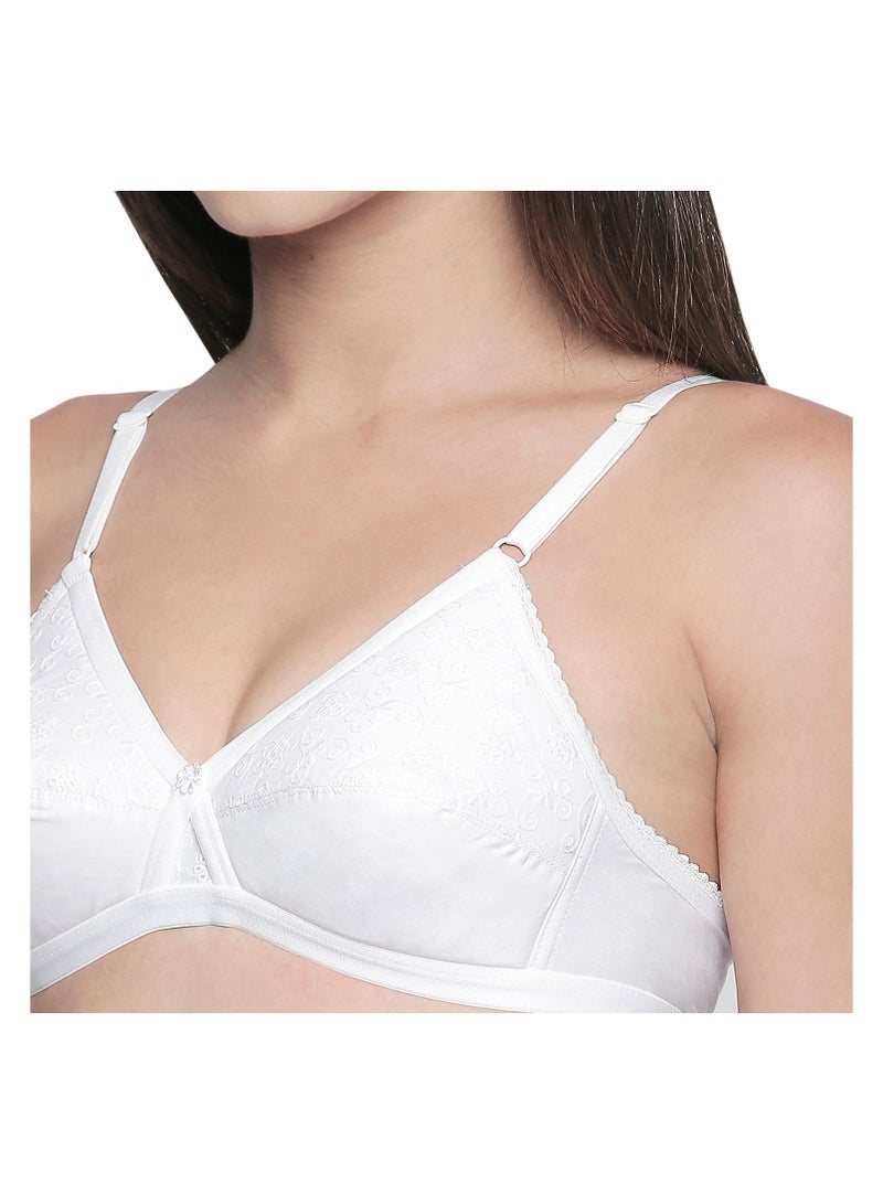 Bodycare Ladies jacquard cup padded Bra- Pack of 1 - Image 4