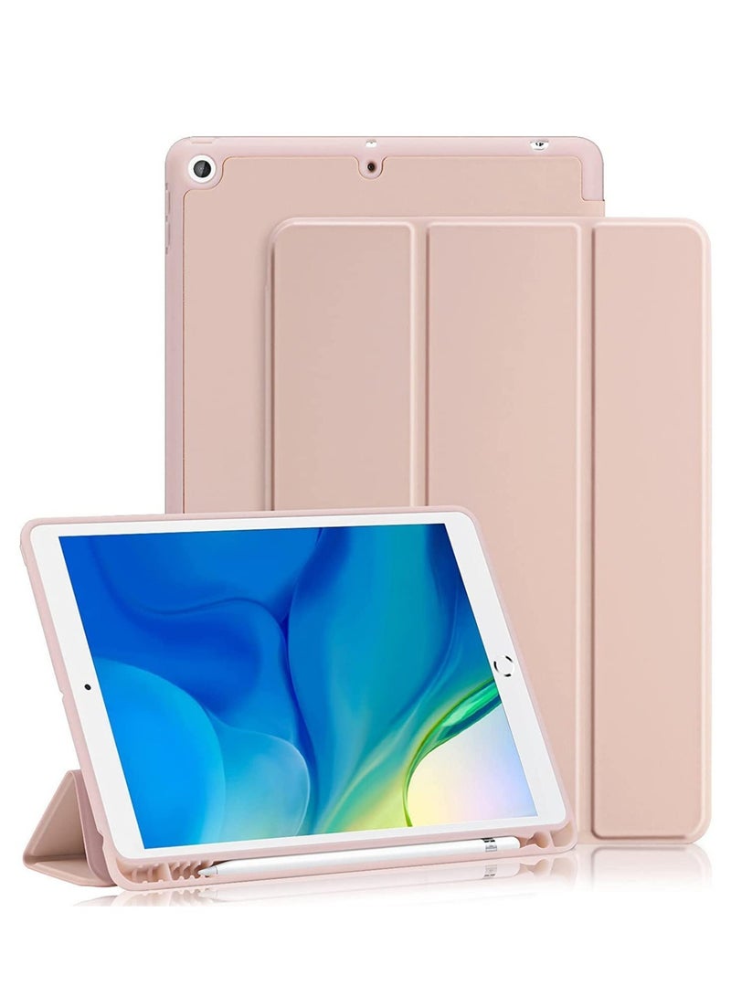 iPad 9th/8th/7th Generation case (2021/2020/2019) iPad 10.2-Inch Case with Pencil Holder [Sleep/Wake] Slim Soft TPU Back Smart Magnetic Stand Protective Cover Cases - Image 1