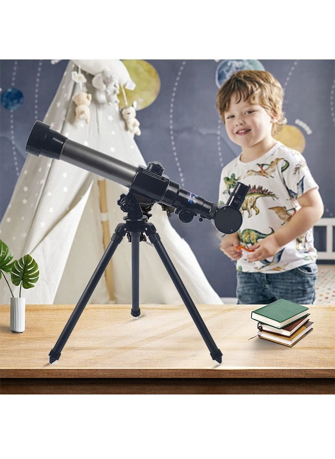 GROIC - 1290 Astronomical Telescope Toys, High-Definition Eyepieces for Scientific Experiments, Multiple Objective Magnifications, Stretchable Tripod, Large Objective Lens, Refractor Telescope with a Compass - Image 1