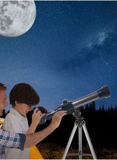 GROIC 1290 Astronomical Telescope Toys, High-Definition Eyepieces for Scientific Experiments, Multiple Objective Magnifications, Stretchable Tripod, Large Objective Lens, Refractor Telescope with a Compass  - Image 5