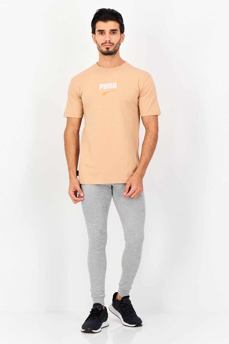 PUMA Men Sportswear Fit Short Sleeve Outdoor T Shirt, Dusty Tan - Image 3