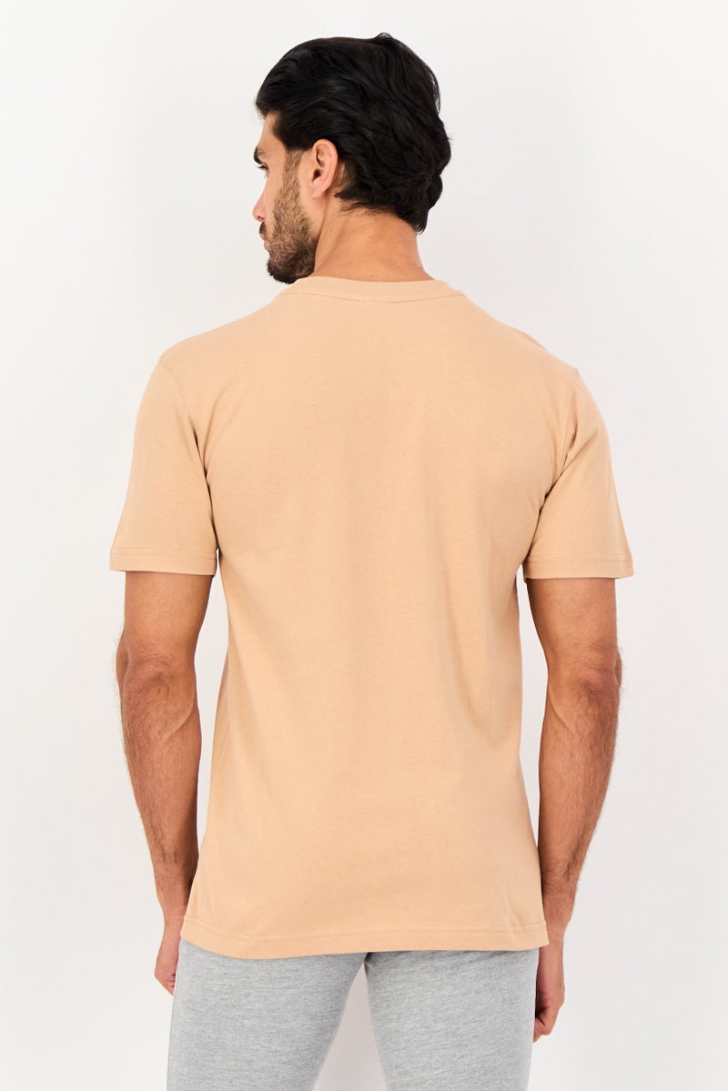 PUMA Men Sportswear Fit Short Sleeve Outdoor T Shirt, Dusty Tan - Image 2