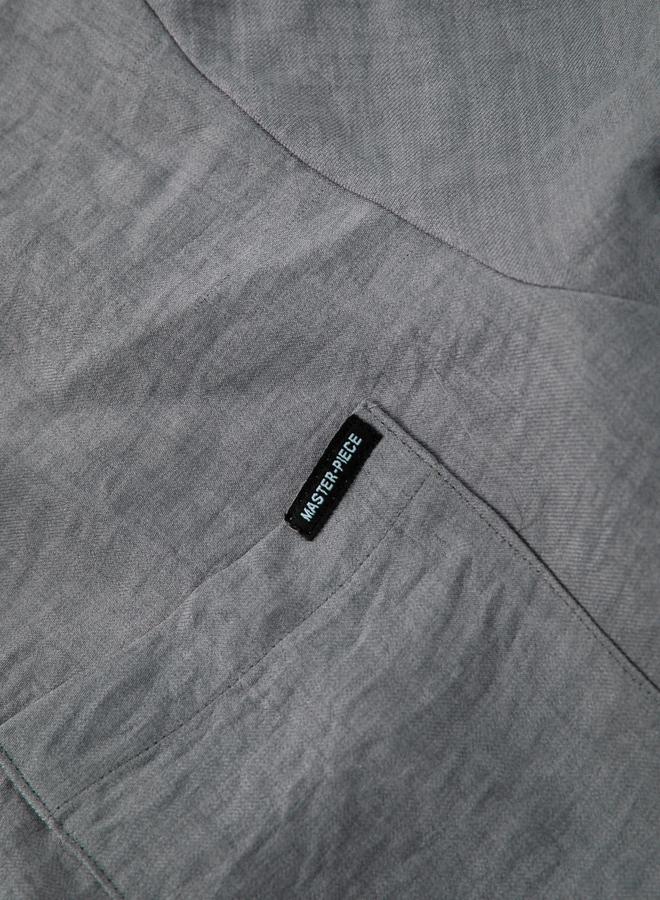 Take Two Men Grey Solid Pocket Detail Shirt and Pants Co-Ords - Image 4