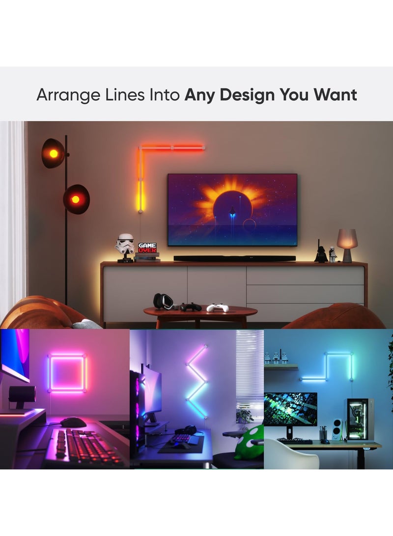 نانوليف Nanoleaf Lines 90 Degrees Starter Kit (4 Lines) - NL59K01-4SN00 | Nanoleaf - Image 5