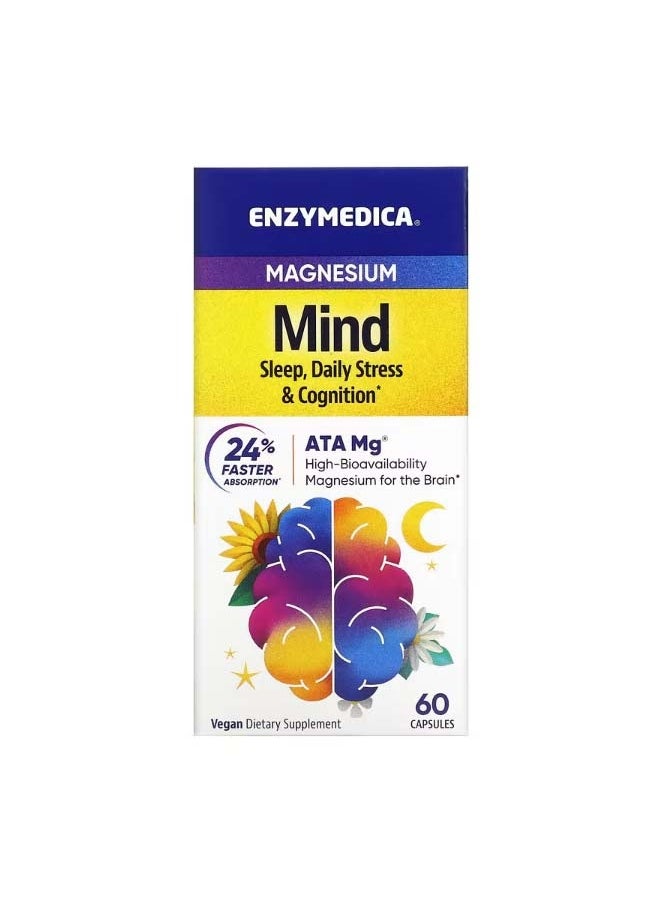 ENZYMEDICA Magnesium Mind 60 Capsules  - Image 1